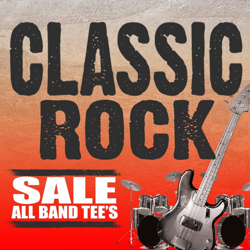 CHECK OUT ALL OF OUR CLASSIC ROCK TEES !!!!!!